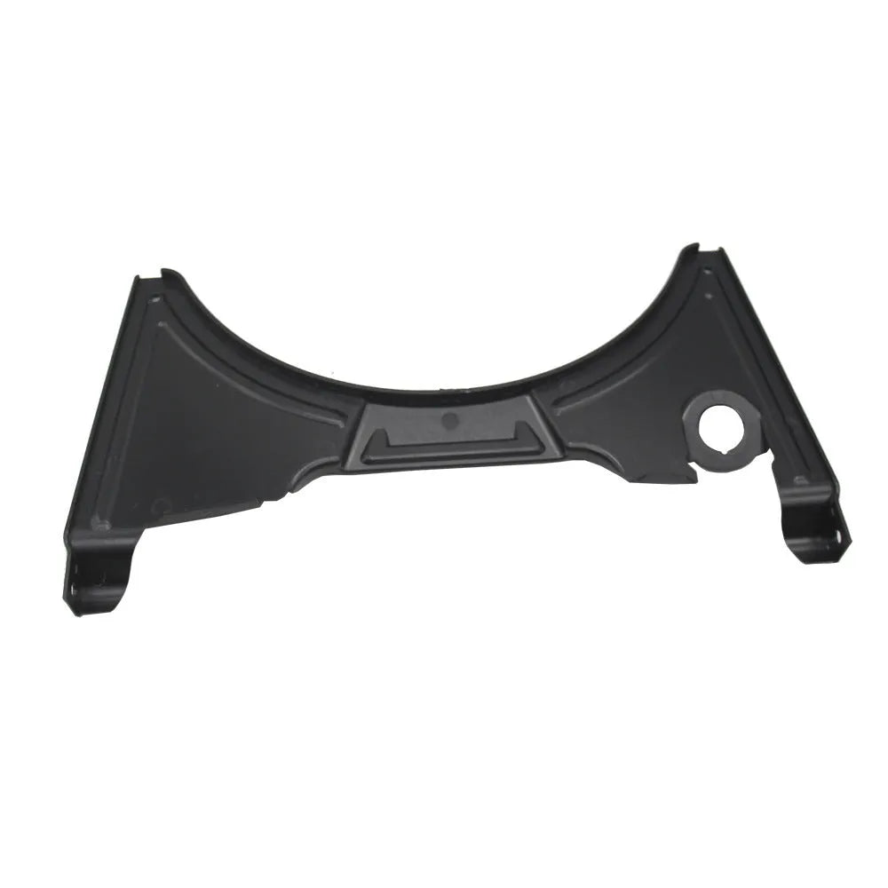 Black motorcycle cockpit fairing for BMW R1250GS and R1200GS models mounted on adventure bike