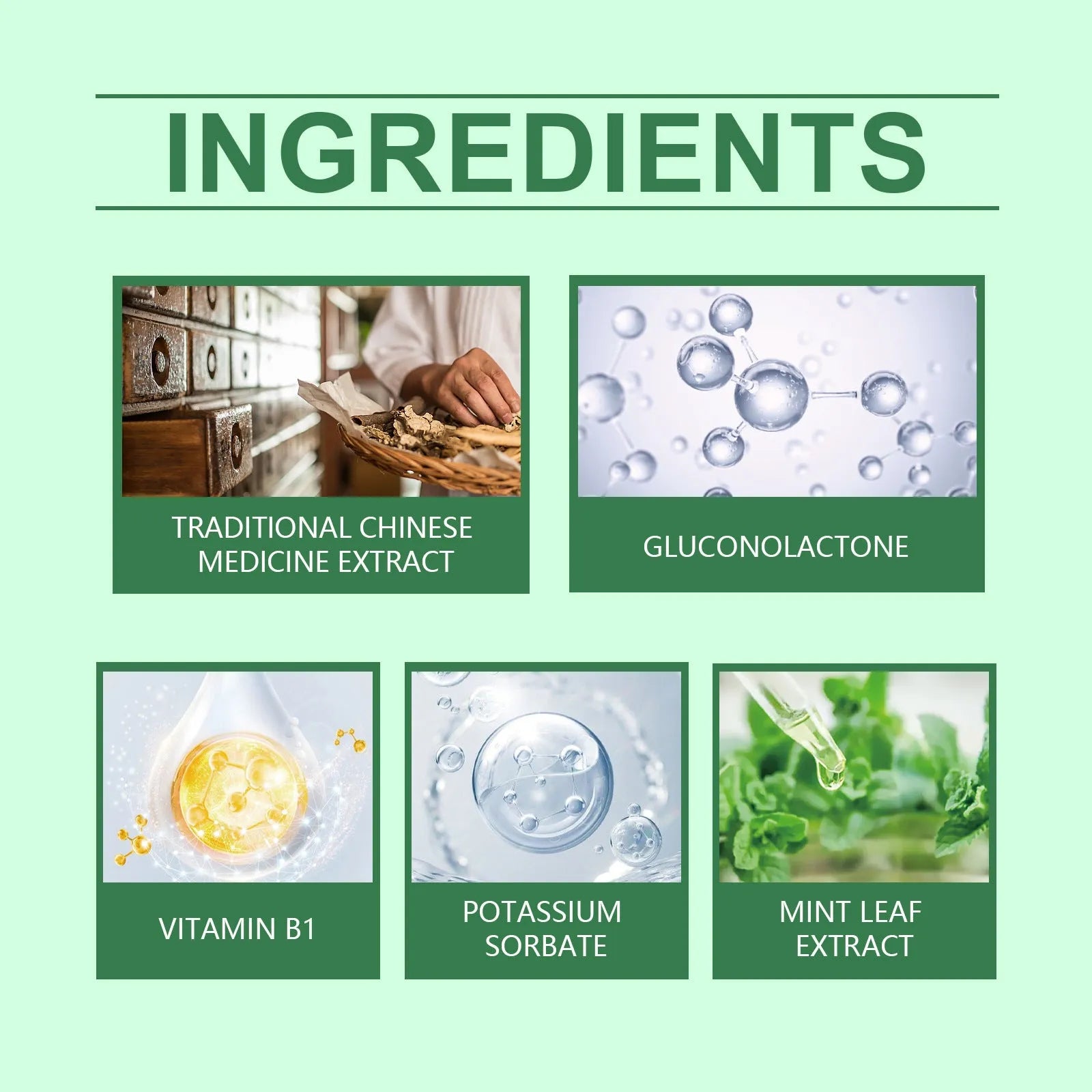 Sea Moss Liquid Drops 60ml body treatment bottle with traditional Chinese medicine extract.