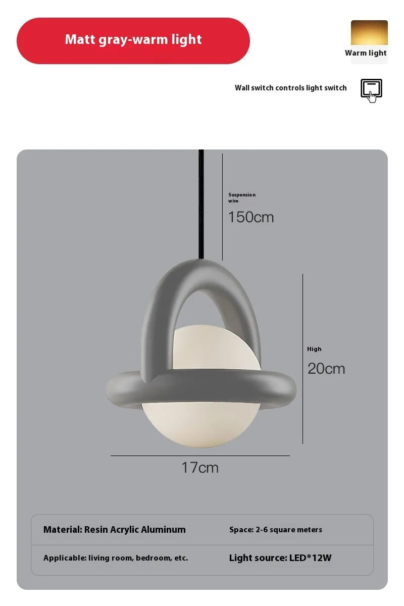 Danish designer hanging line lamp in matte finish with warm or tri-colour light option for bedroom or living room