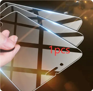 Transparent tempered glass screen protector for iPhone with anti-fingerprint coating