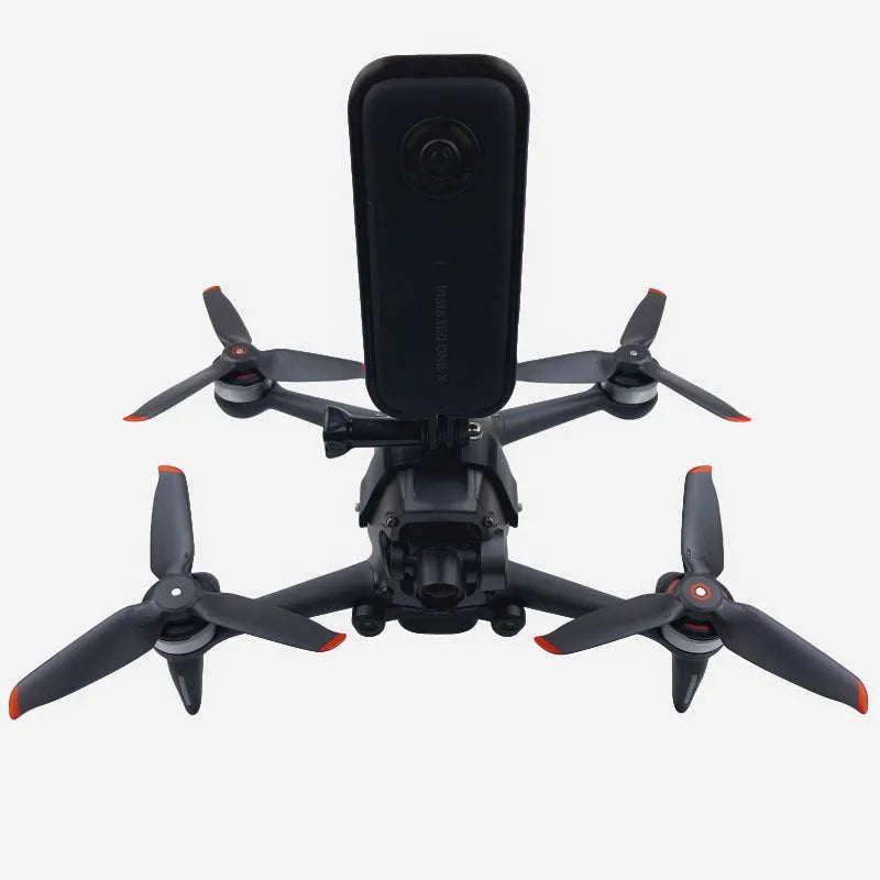 3D-printed GoPro expansion bracket for FPV drone panoramic camera mounting