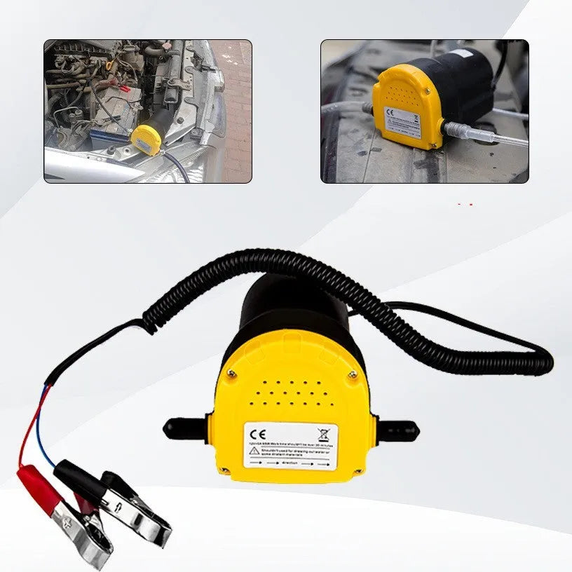 12V electric self-priming oil gear pump for engine oil transfer with engineering plastic body