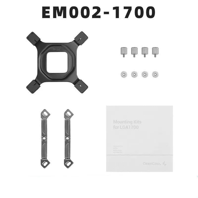 LGA 1700 socket water cooling radiator fastener for 12th generation Intel CPUs with cleaning alcohol bag