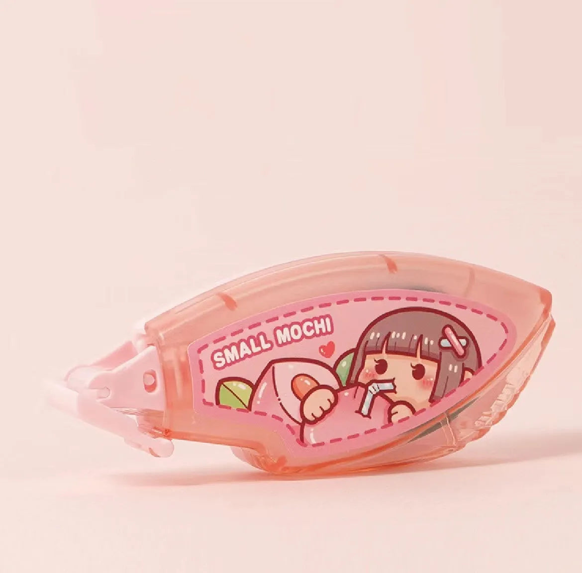 Dotting glue in peach juice colour with cute styling and card packaging