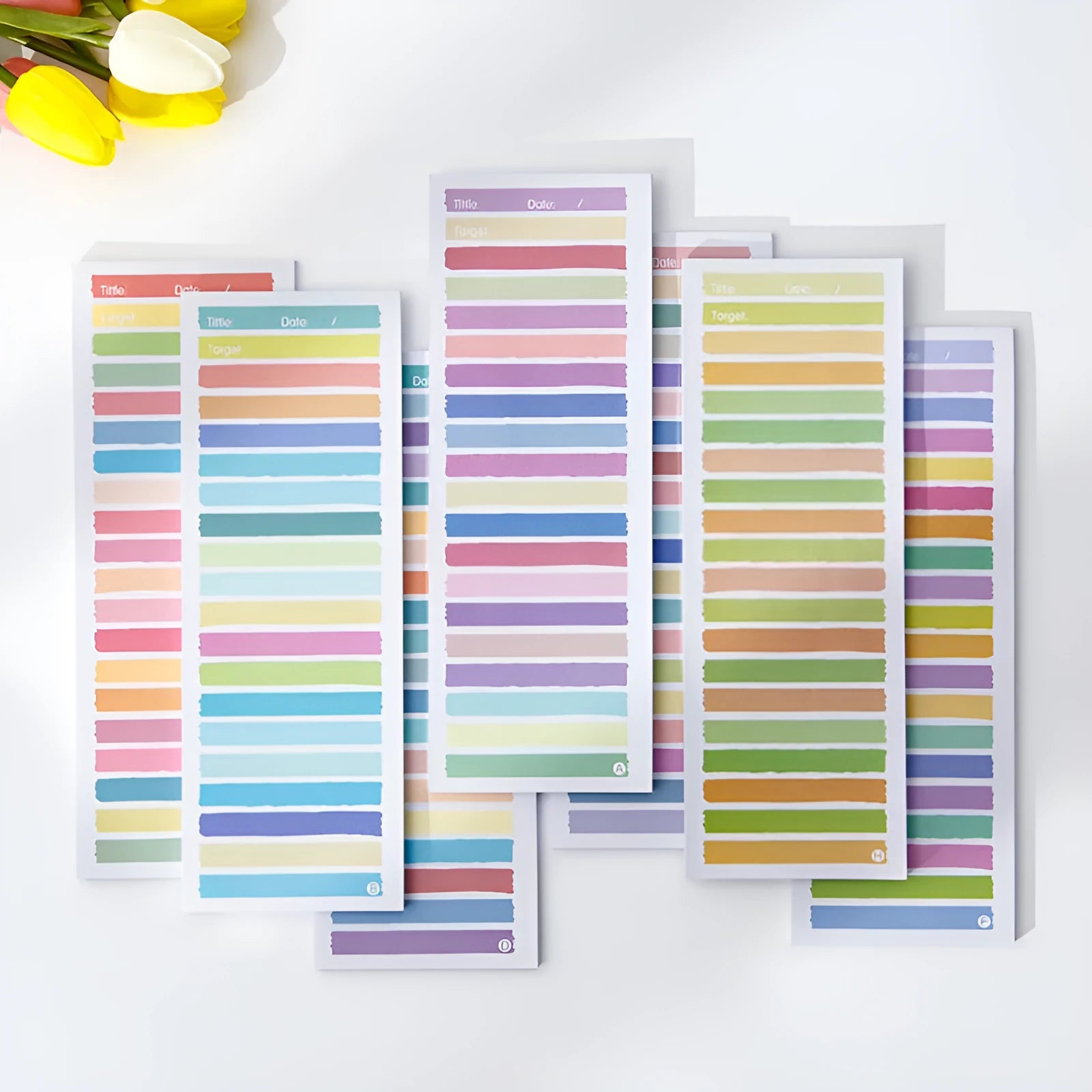 Student notepad with plastic storage box in a choice of colourful and cartoon cover designs.