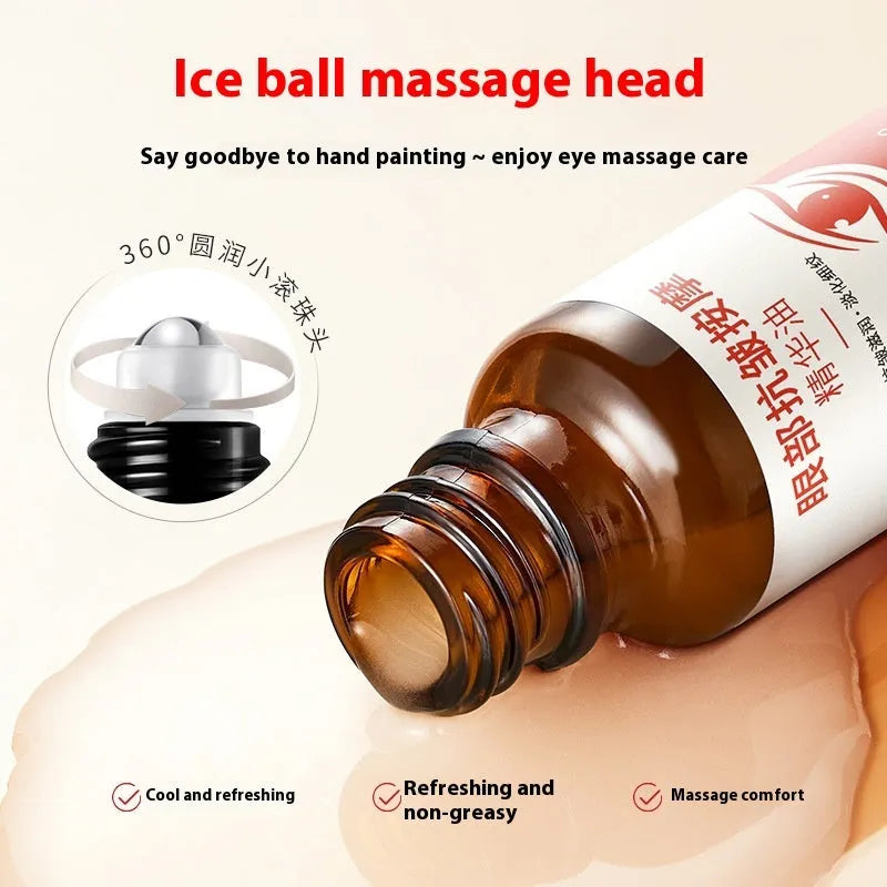 Red Upgrade 20ml eye anti-wrinkle massage essence oil bottle