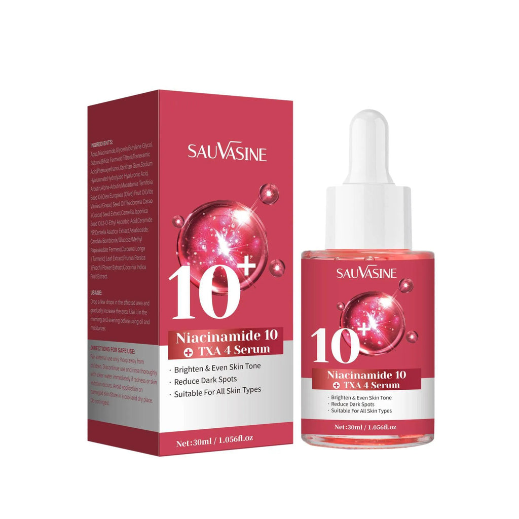 30ml bottle of Niacinamide 10 TXA 4 facial serum with nicotinamide