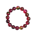 Women's handmade watermelon crystal bracelet in pastoral style with four size options