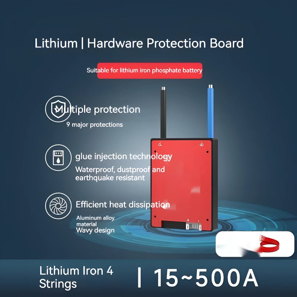 Dali 4S LiFePO4 battery protection board with same port and balancing features for 12V systems