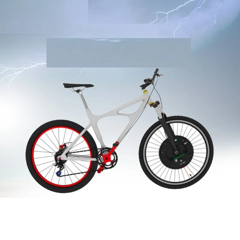 Imotor 3.0 black alloy hub motor conversion wheel for electric mountain bike
