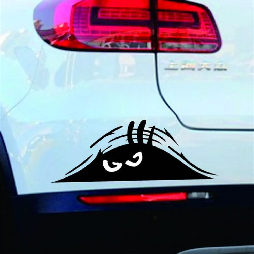 Self adhesive body stickers showing four face designs in 19cm by 7cm size