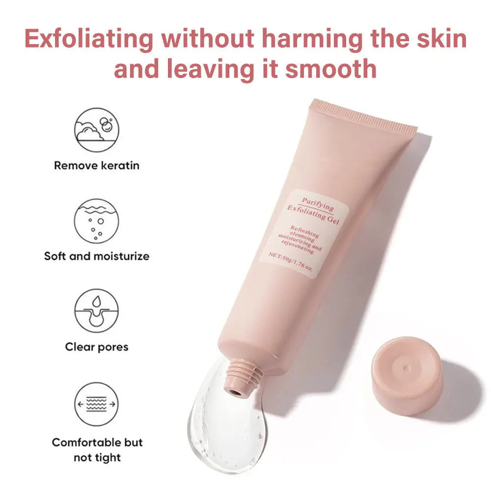Moisturising facial exfoliating gel scrub in 132g packaging suitable for all skin types