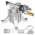 P170 swash plate aluminum pump with perpendicular shaft for high pressure cleaning machines