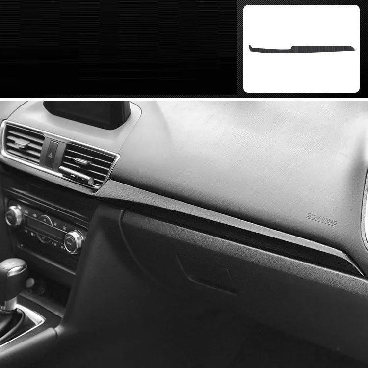 Unksera 3D carbon fibre decorative film sticker kit for car centre console and interior trim.