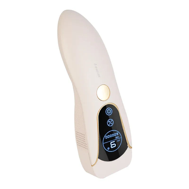 Freezing point hair removal device in Sundial green, pink, or white colour for body face and leg use