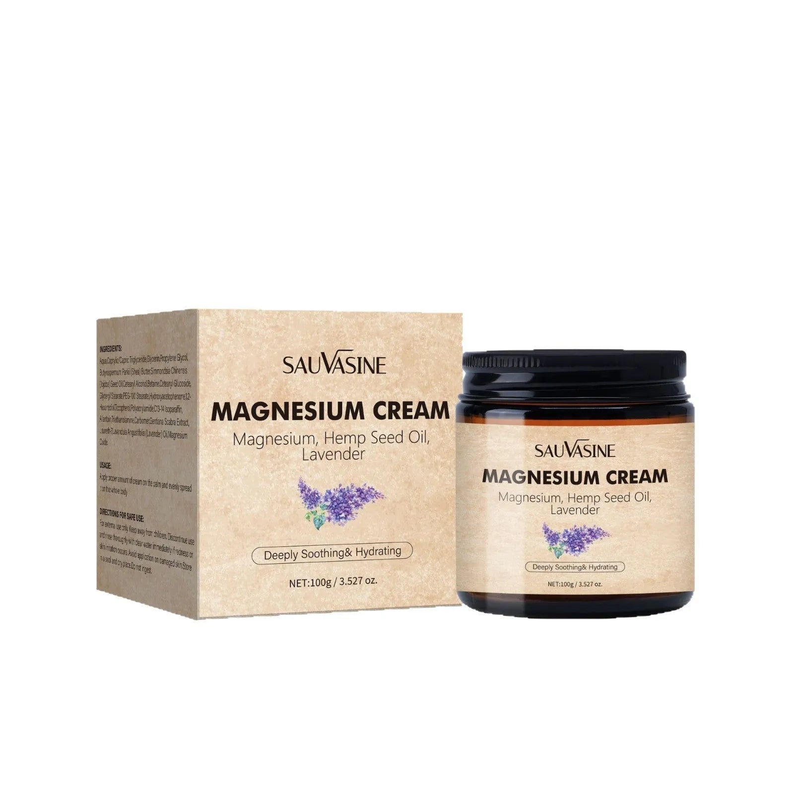 100g jar of night moisturising cream for face and body, suitable for all skin types
