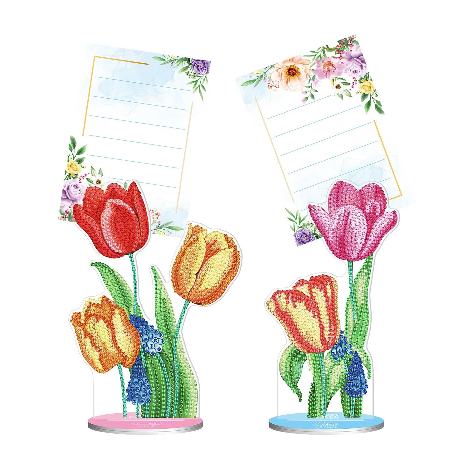 Diamond painting note clip desktop decoration with frameless American-style handmade craft