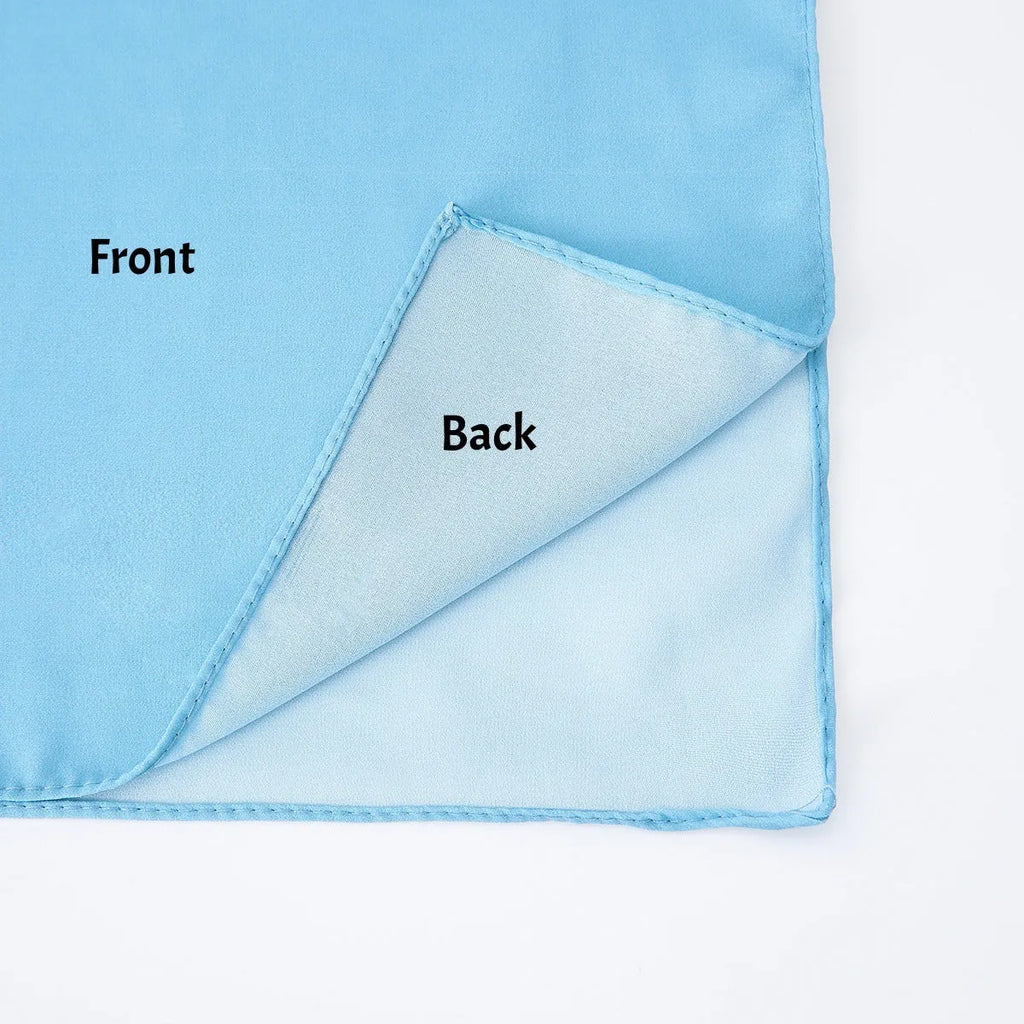Women's long chiffon summer scarf in solid colour showing lightweight drape and 175cm length