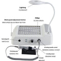 White multifunctional nail polishing machine with vacuum cleaner, American and European plug options