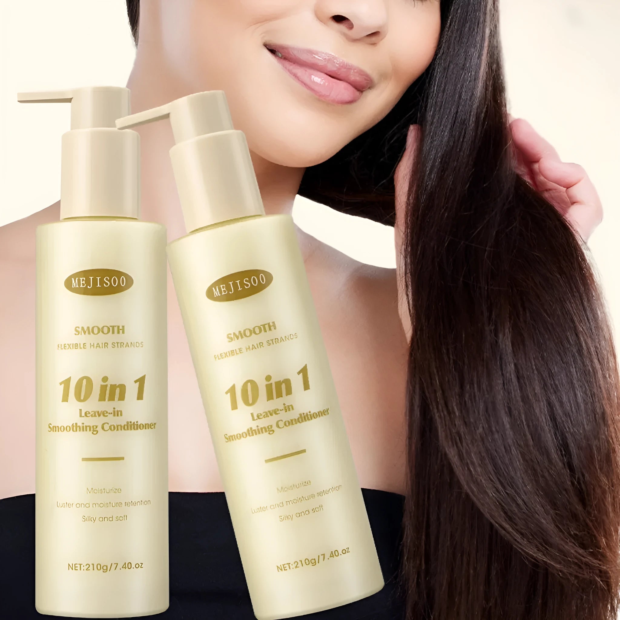 Wash-free hair conditioner bottle with 210g net content for ladies hair care