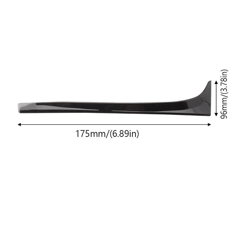 Glossy black rear window side spoiler wing for Volkswagen Golf 7 MK7 car