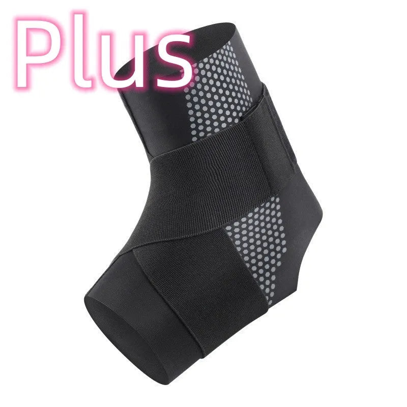 Lycra ankle support brace with anti-kick design for sports and rehabilitation in adult sizes