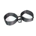 Black knitted belt strap for women's intimate toy accessories