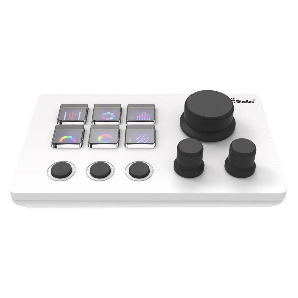Visual Keyboard N3 USB numeric keypad in black or white with silicone keys and 2m cable