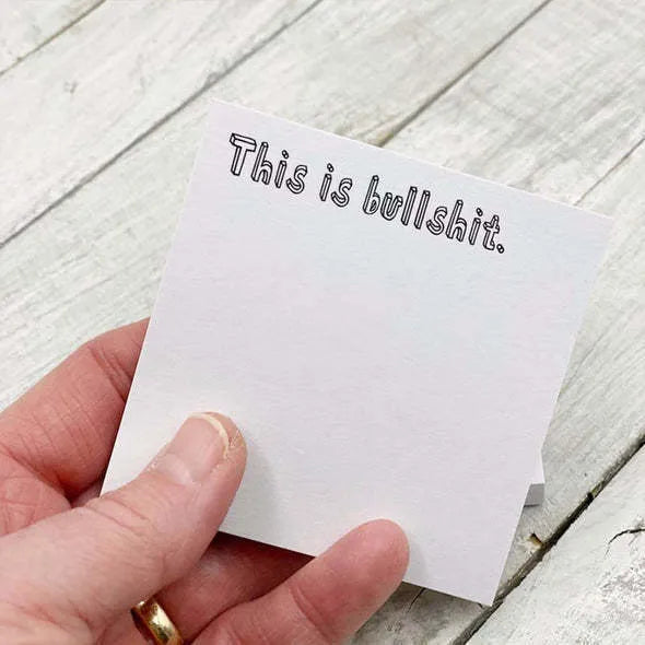 Square sticky notes 75mm with colourful designs and English phrases for desk organisation