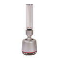 White silver Bluetooth speaker night light with candlelight atmosphere lighting effect