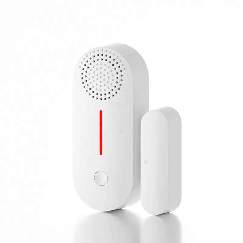 WiFi door magnetic sensor alarm for smart home security with acousto-optic alert