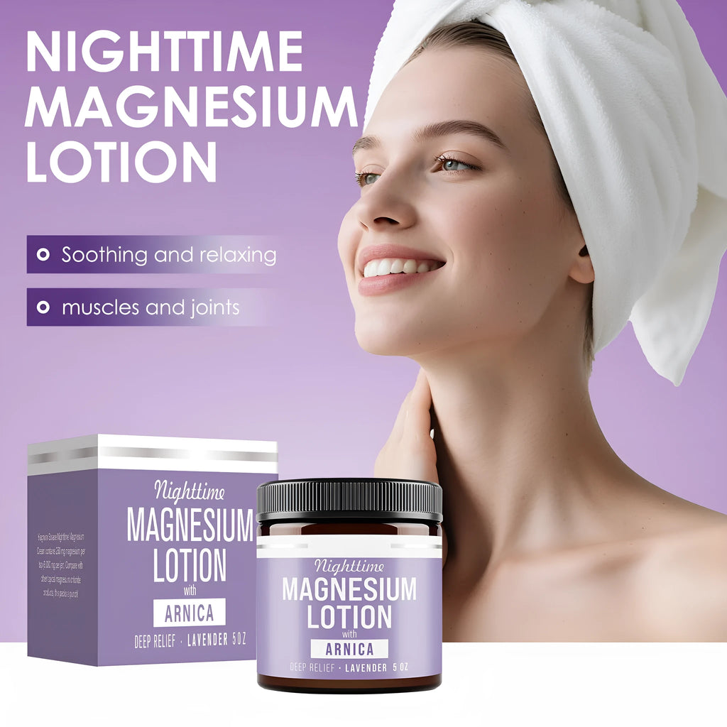 150ml jar of magnesium body butter cream for skin moisturising and soothing.