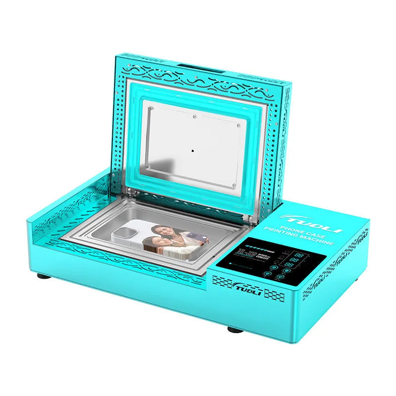 Metal phone case heat transfer printing machine with thermal transfer capability