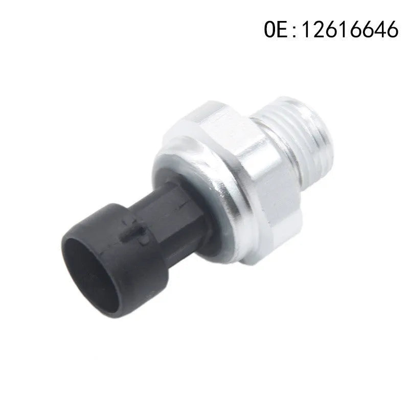 Silver metal automotive fuel pressure sensor compatible with 12616646 12677836 D1846A part numbers