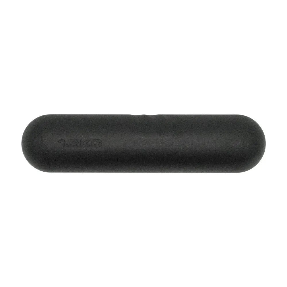 Silicone-edged hand-drawn dumbbell stick in various colours with weight options for fitness training
