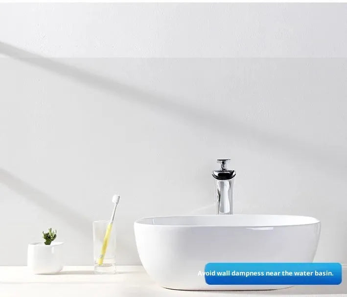 Transparent PP electrostatic wall protective film, 45cm x 2m, for bedroom and living room wall protection