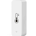 Compact white ABS temperature and humidity sensor with WiFi connectivity for wireless environmental monitoring