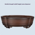 Classical purple clay flower pot for bonsai and green plants 50x39x16 cm dimensions
