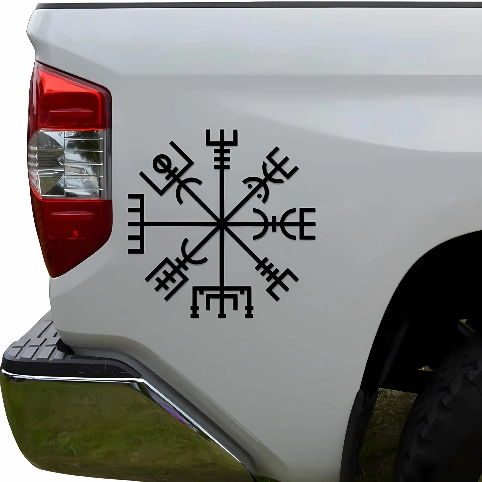 13x13cm vegetarian no charm vinyl car body sticker for window and notebook decoration