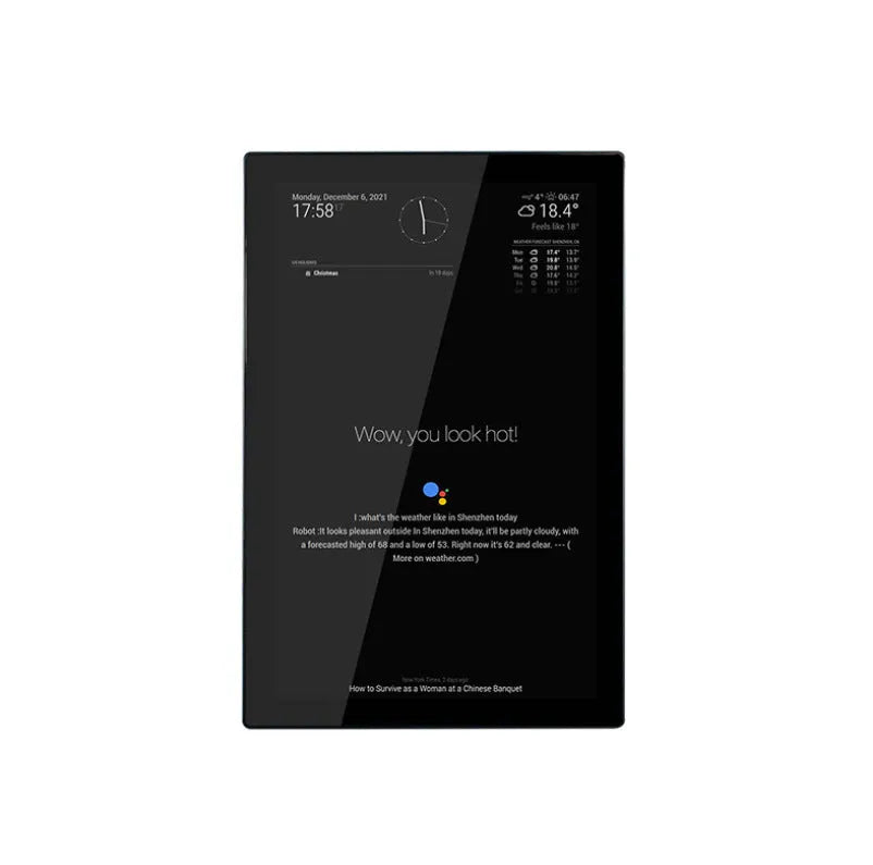13.3-inch integrated computer voice assistant touch display panel with ABS casing