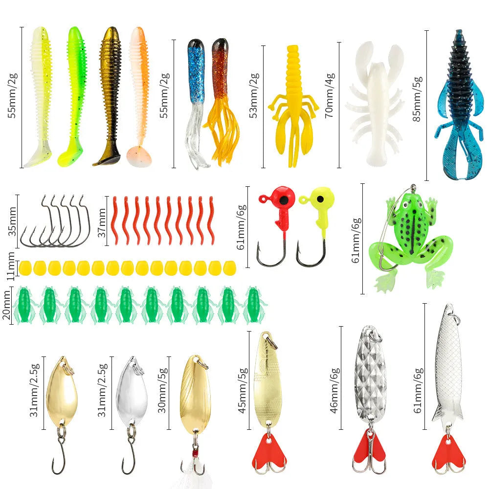 Christmas Mino Bog fishing blind box set with 24 metal pieces for bass and coarse fishing
