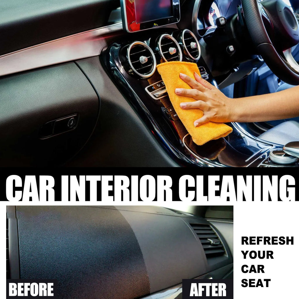 120ml car interior cleaner bottle for leather and plastic dashboard surfaces