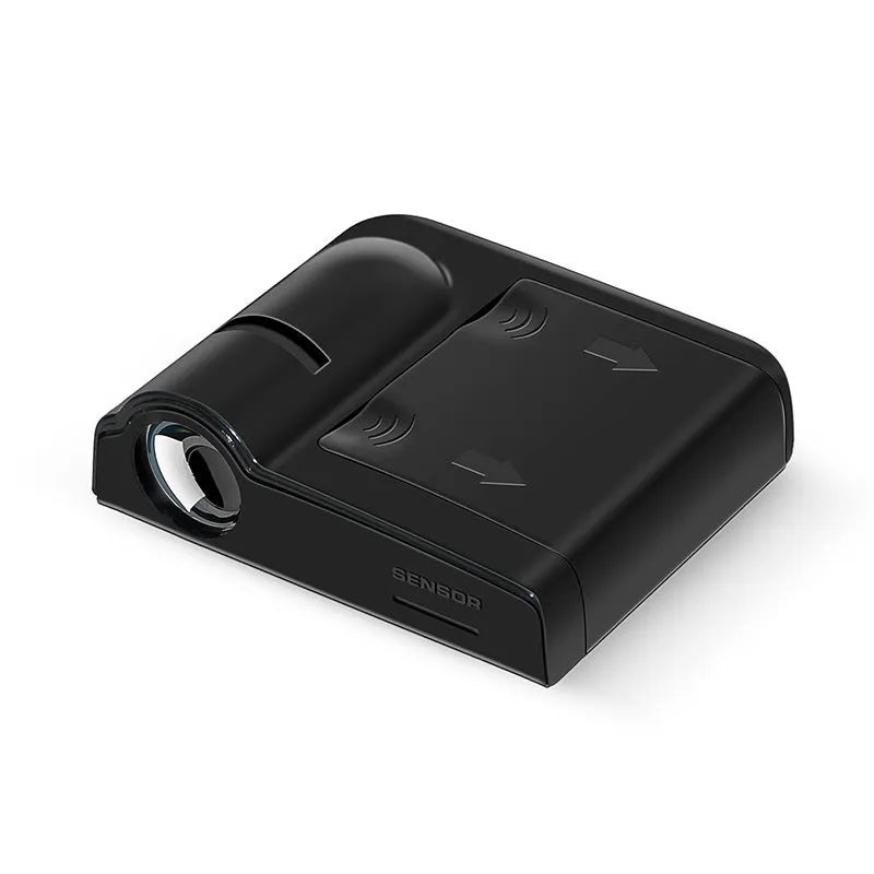 Car decorative projection radium lamp with ABS plastic construction in black or beige colour