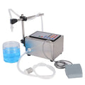 GFK-280 model CNC automatic quantitative liquid filling machine on a benchtop.