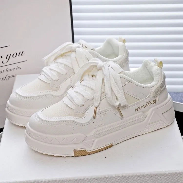 Children's height increase board shoes with cross shoulder straps and thick rubber soles