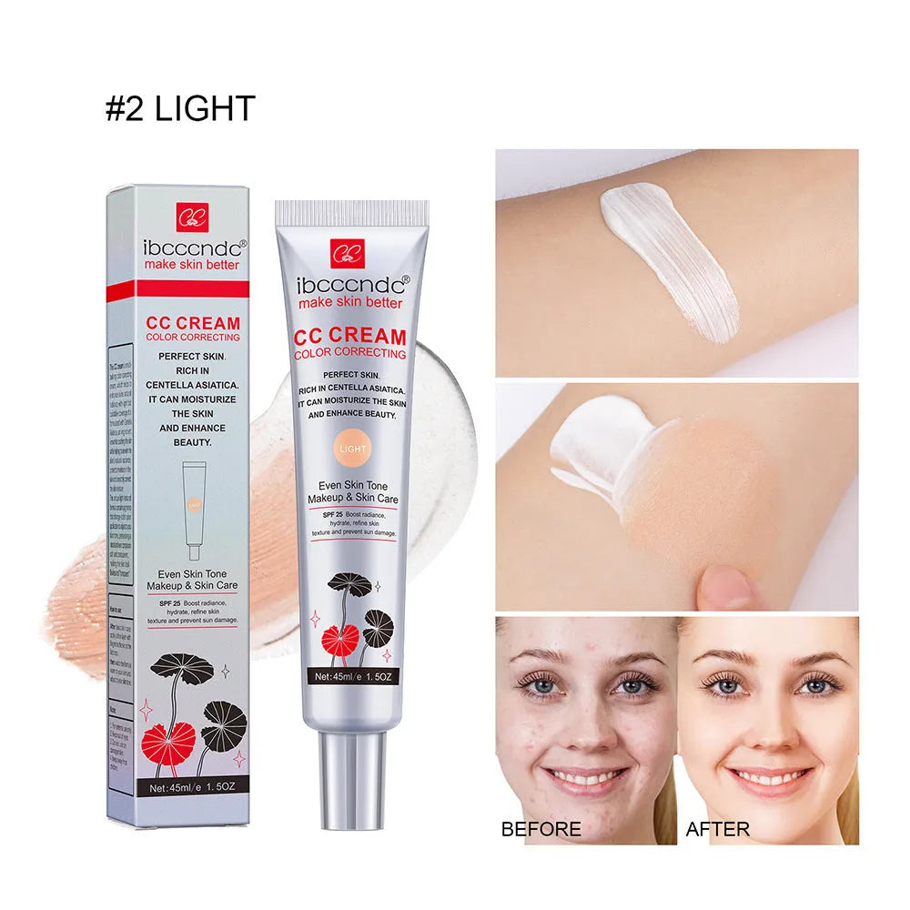 Erborian CC Cream colour correcting makeup tube with Centella Asiatica for waterproof coverage