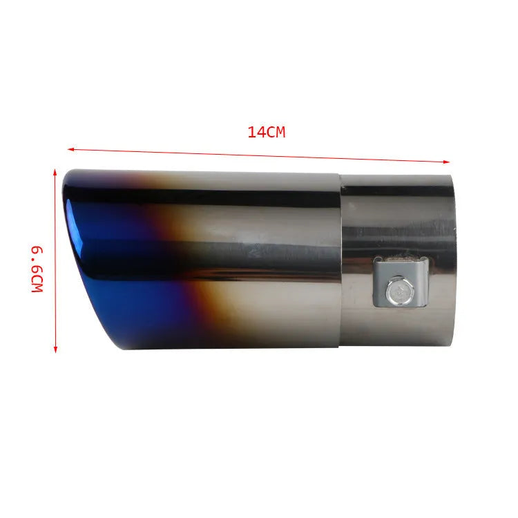 Stainless steel car modification tailpipe 140cm length with universal fit