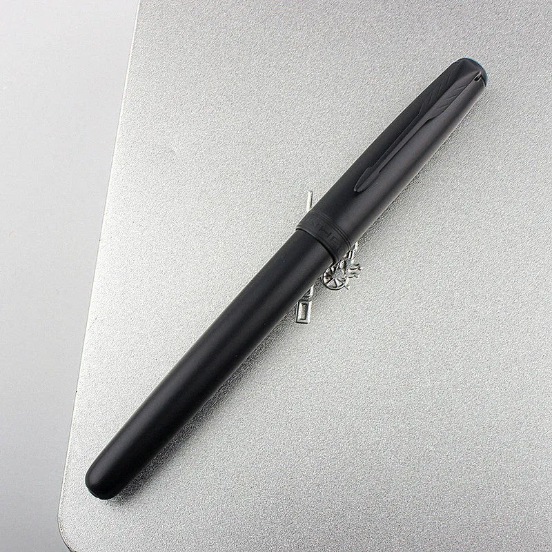 Stainless steel ballpoint pen with 0.5mm tip in multiple colour options for business and student writing