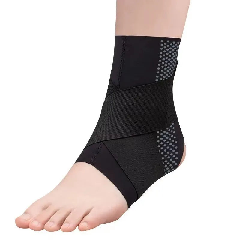 Lycra ankle support brace with anti-kick design for sports and rehabilitation in adult sizes