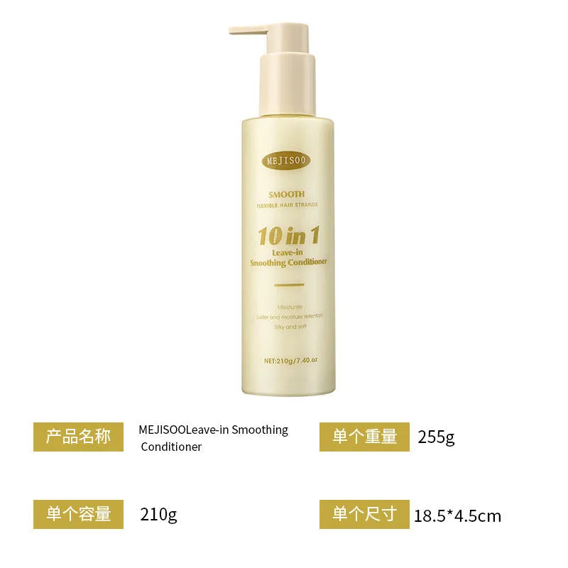 Wash-free hair conditioner bottle with 210g net content for ladies hair care